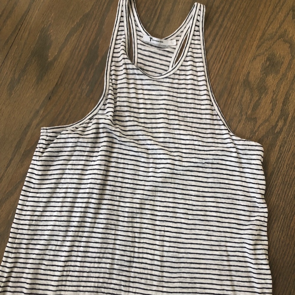 T by Alexander Wang Stripe Racerback Tank.
